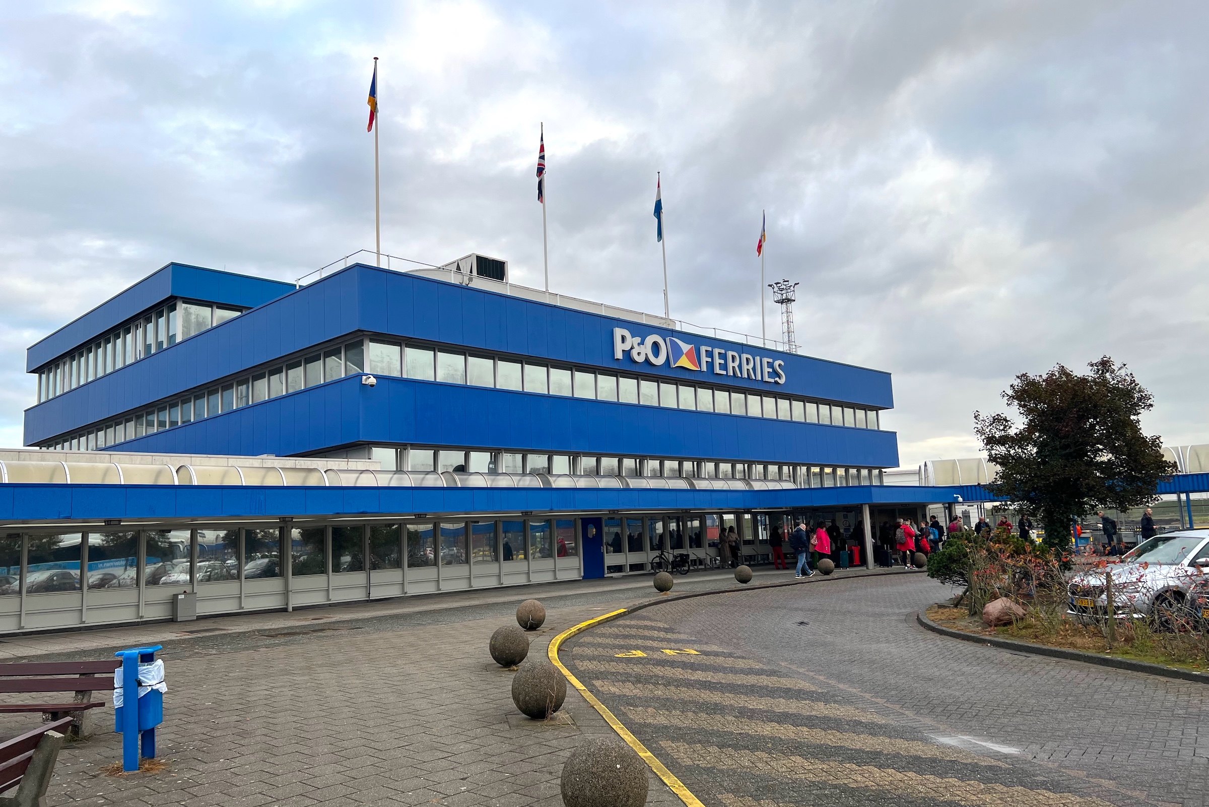 Ankunft in Rotterdam